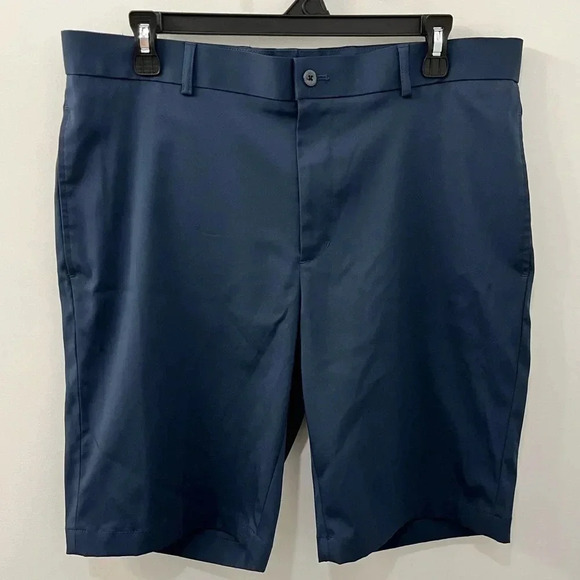 Slazenger Lightweight Golf Shorts navy Mens 36 10" Inseam Stretch Athletic - Picture 1 of 4